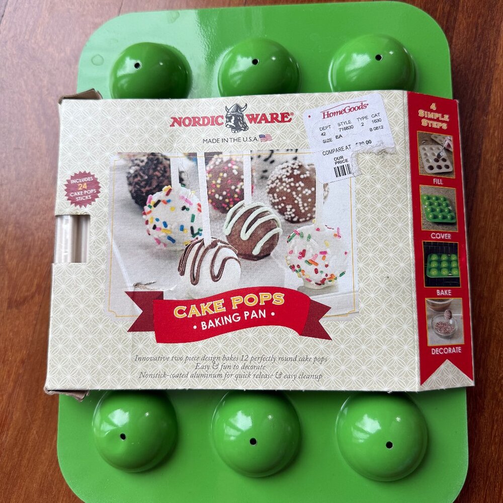 NEW Nordic Ware Cake Pops Baking Pan
